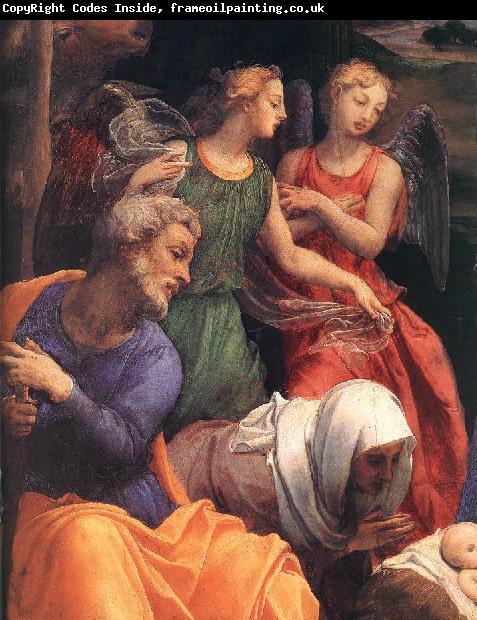 BRONZINO, Agnolo Adoration of the Shepherds (detail)  f